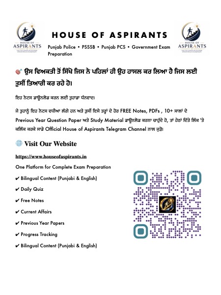 First page of Fundamentals of Computer - Part 1 (Punjabi)